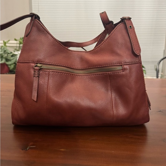 America Leather CO Cameron Triple Entry Shoulder bag in Cordovan Smooth Leather. - Picture 3 of 9